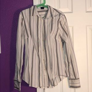 long buttoned dress shirt